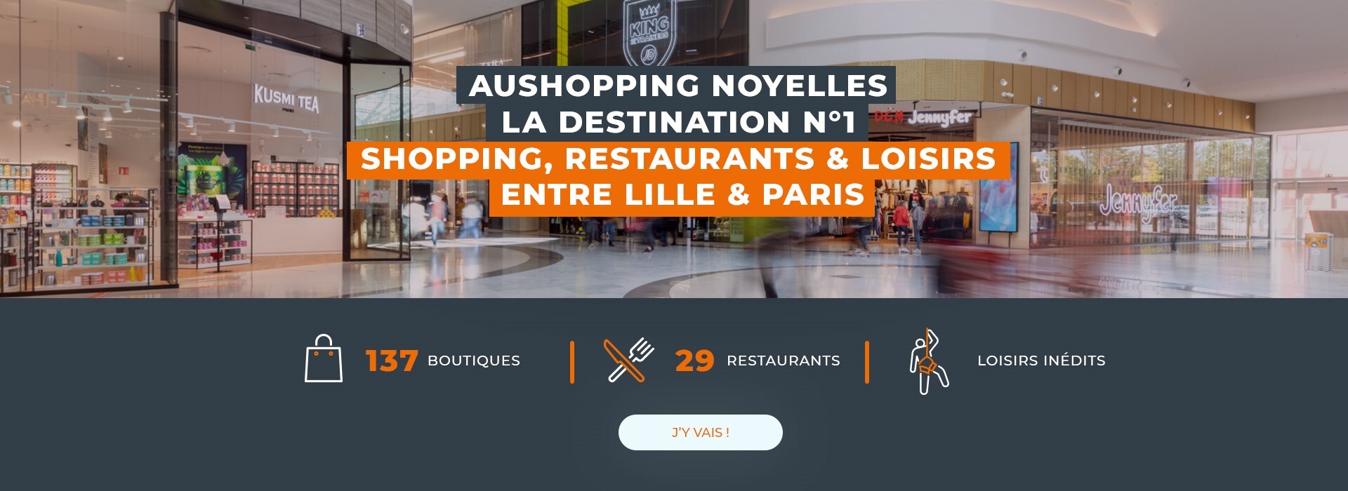 Aushopping Noyelles, la destination N°1 Shopping, Restaurants, Losiirs entre Lille et Paris