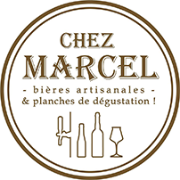 logo chez marcel, bières artisanales, planches dégustation