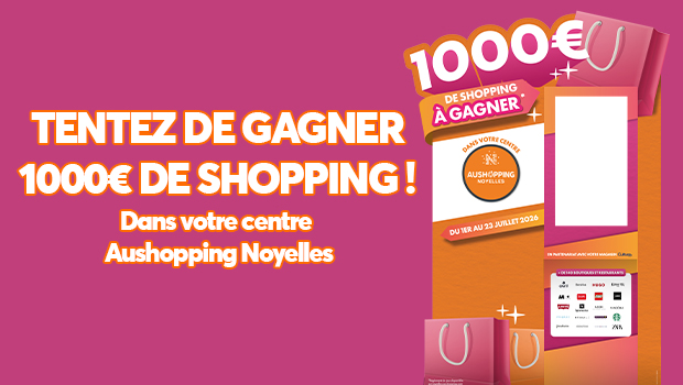 Jeu concours 1000 euros de shopping