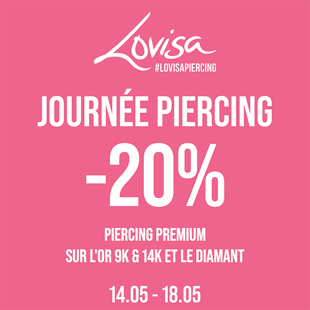 Journée piercing chez Lovia : -20%*