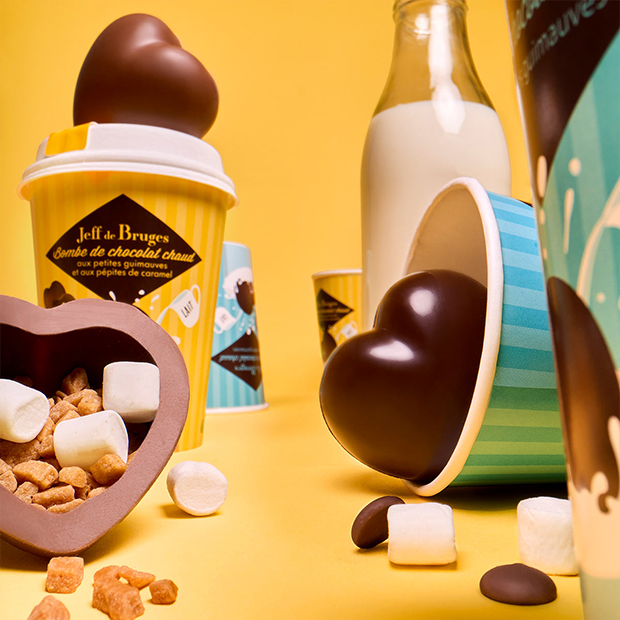 Collection chocolat chaud chez Jeff de Bruges