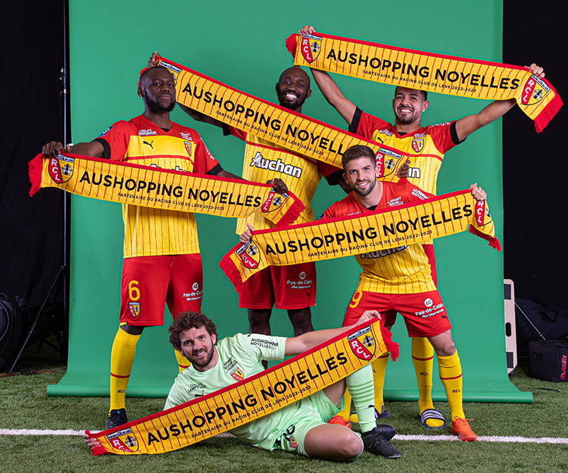 Aushopping Noyelles partenaire premium du RC Lens