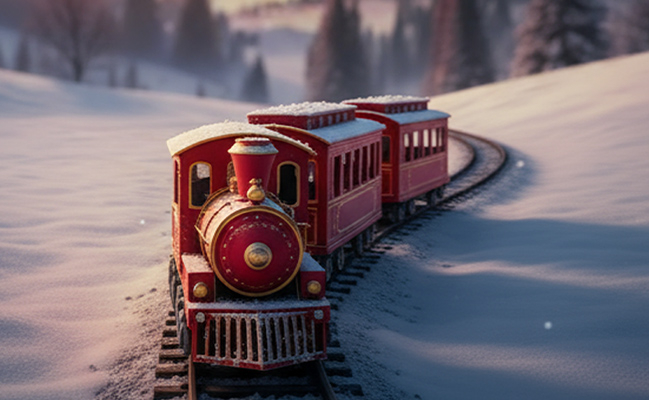 Le petit train de Noel | Aushopping Noyelles