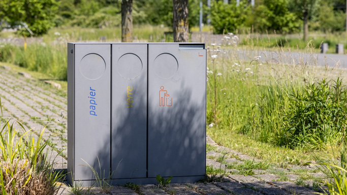 tri et recyclage des déchets - Aushopping Noyelles