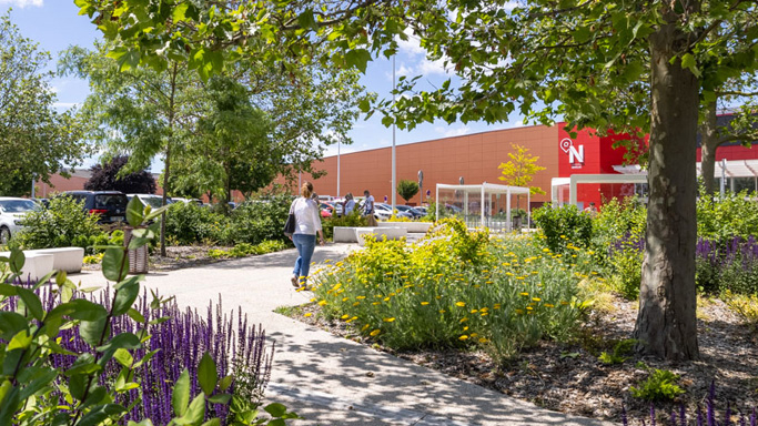 Espaces verts - renaturation - Aushopping Noyelles