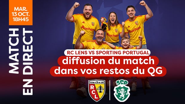 RC LENS - Sporting Portugal | Aushopping Noyelles