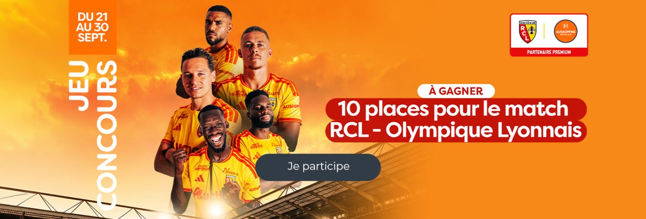 Jeu RC LENS - OLYMPIQUE LYONNAIS | Aushopping Noyelles