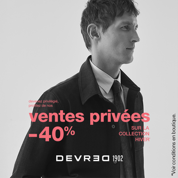 Devred | Ventes privées : -40% sur la collection hiver 2025