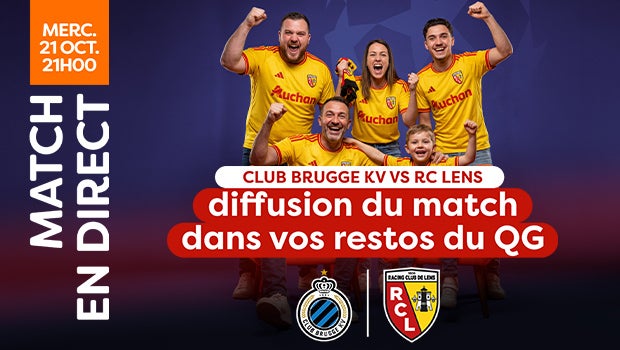 CLUB BRUGGE - RC LENS | Aushopping Noyelles